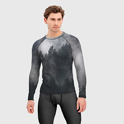 Рашгард мужской Лес, цвет: 3D-принт — фото 2