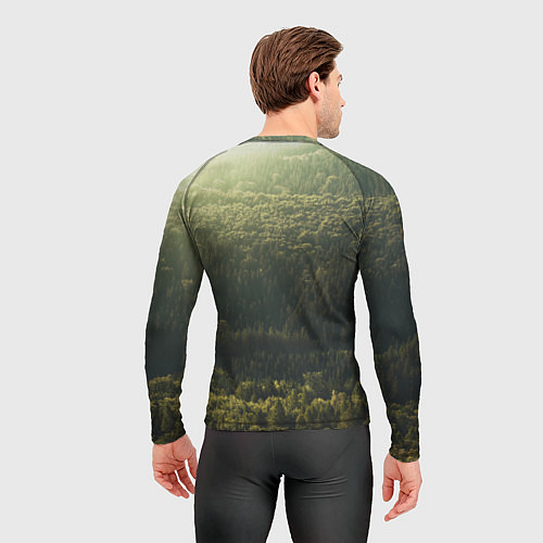 Мужской рашгард Летний лес / 3D-принт – фото 4