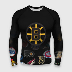 Рашгард мужской NHL Boston Bruins Z, цвет: 3D-принт