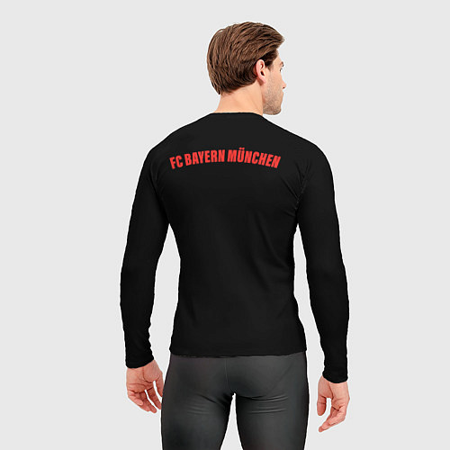 Мужской рашгард FC Bayern Munchen 20-21 - black / 3D-принт – фото 4