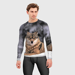 Рашгард мужской Wolf Волк, цвет: 3D-принт — фото 2