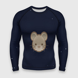Рашгард мужской Ночная мышь, цвет: 3D-принт