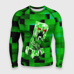 Рашгард мужской Minecraft creeper, цвет: 3D-принт