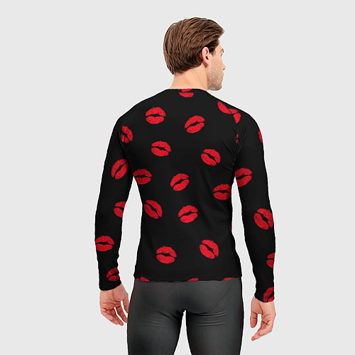 Мужской рашгард Поцелуи / 3D-принт – фото 4