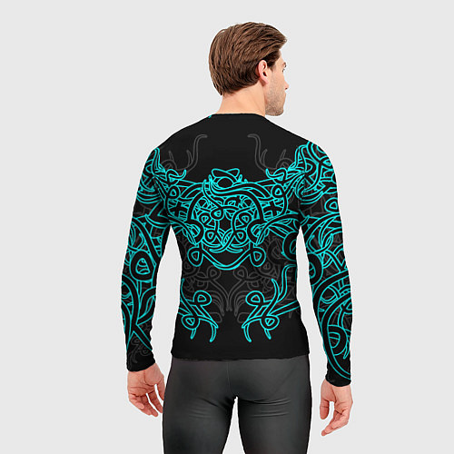 Мужской рашгард Узоры магия / 3D-принт – фото 4