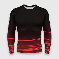Рашгард мужской Красное и Черное, цвет: 3D-принт