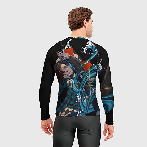 Мужской рашгард КЛИНОК РАССЕКАЮЩИЙ ДЕМОНОВ / 3D-принт – фото 4