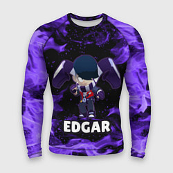 Рашгард мужской BRAWL STARS EDGAR, цвет: 3D-принт