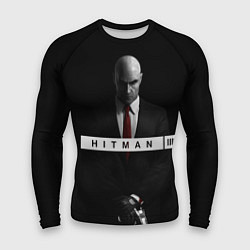 Рашгард мужской Hitman 3, цвет: 3D-принт