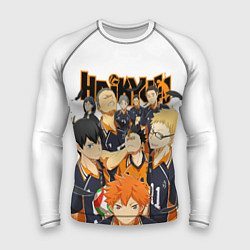 Рашгард мужской ВОЛЕЙБОЛ!! HAIKYUU!!, цвет: 3D-принт