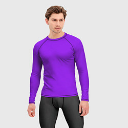 Рашгард мужской Фиолетовый, цвет: 3D-принт — фото 2