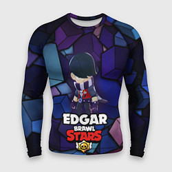Рашгард мужской BRAWL STARS EDGAR, цвет: 3D-принт