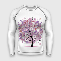 Рашгард мужской Цветочное Дерево, цвет: 3D-принт