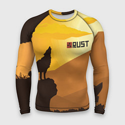 Рашгард мужской Rust, цвет: 3D-принт