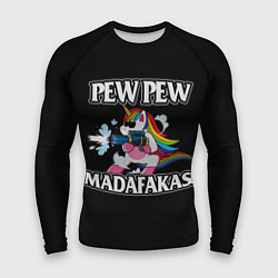 Рашгард мужской Pew Pew, цвет: 3D-принт