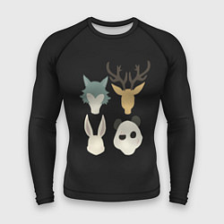 Мужской рашгард Выдающиеся звери Минимализм