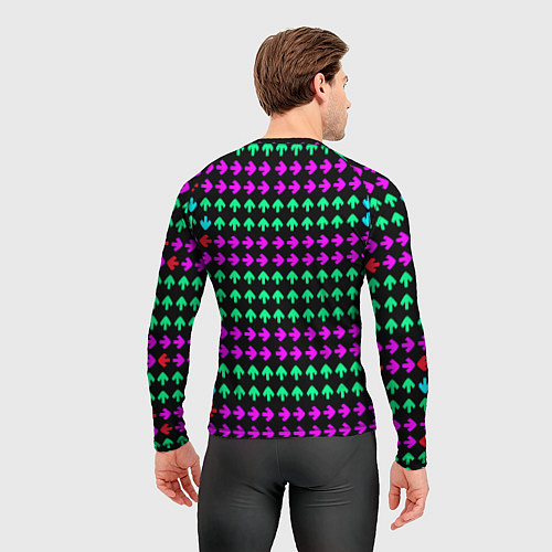 Мужской рашгард Неон Friday Night Funkin / 3D-принт – фото 4