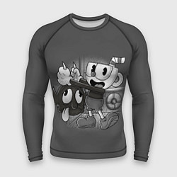 Рашгард мужской CUPHEAD, цвет: 3D-принт