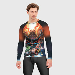 Рашгард мужской Darkseid VS Justice League, цвет: 3D-принт — фото 2
