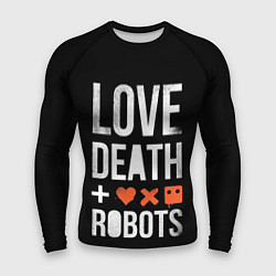 Рашгард мужской Love Death Robots, цвет: 3D-принт