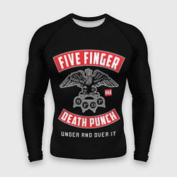 Рашгард мужской Five Finger Death Punch 5FDP, цвет: 3D-принт