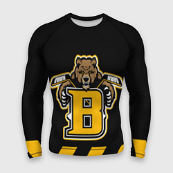 Рашгард мужской BOSTON BRUINS, цвет: 3D-принт