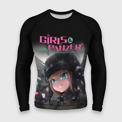 Рашгард мужской Девушки и танки Girls und Panzer Z, цвет: 3D-принт