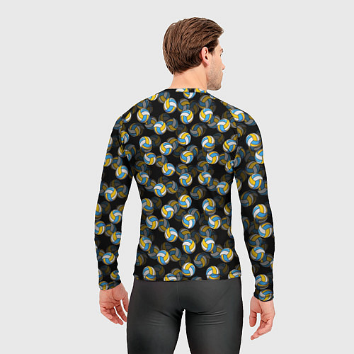 Мужской рашгард Волейбол / 3D-принт – фото 4