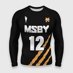 Рашгард мужской 12 MSBY BLACK JACKALS, цвет: 3D-принт