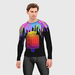 Рашгард мужской ICE CREAM POP-IT, цвет: 3D-принт — фото 2