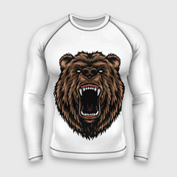 Рашгард мужской Свирепый медведь, цвет: 3D-принт
