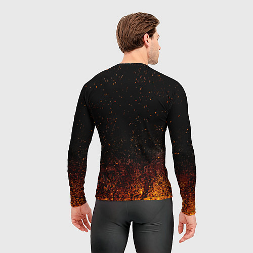 Мужской рашгард Ария в огне / 3D-принт – фото 4