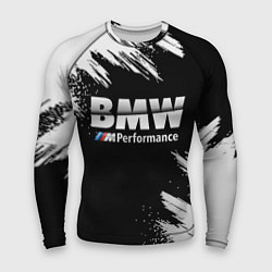 Рашгард мужской БМВ РАЗРЕЗАННОЕ ЛОГО, цвет: 3D-принт