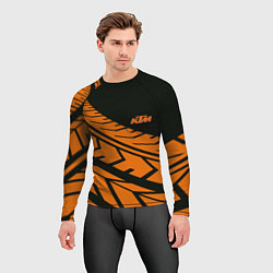 Рашгард мужской ORANGE KTM КТМ Z, цвет: 3D-принт — фото 2