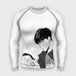 Рашгард мужской Алекс держит маску, цвет: 3D-принт