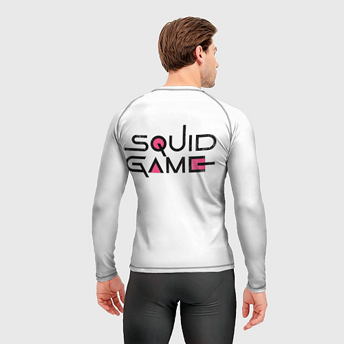 Мужской рашгард Игра в кальмара - Squid game / 3D-принт – фото 4