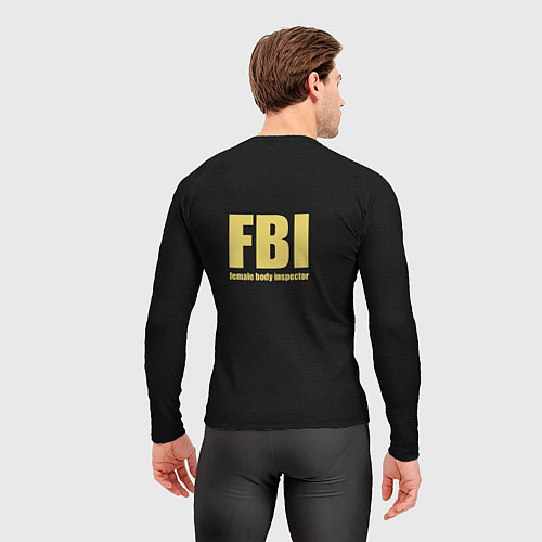 Мужской рашгард FBI Female Body Inspector / 3D-принт – фото 4