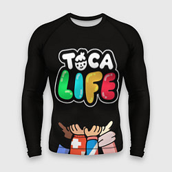 Рашгард мужской Toca Life: Friends, цвет: 3D-принт