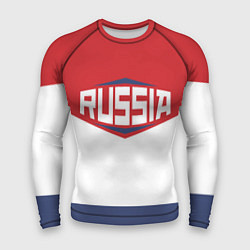 Рашгард мужской Russia, цвет: 3D-принт