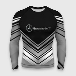 Рашгард мужской Mercedes-Benz Текстура, цвет: 3D-принт
