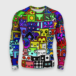 Рашгард мужской Geometry Dash: All Skins, цвет: 3D-принт