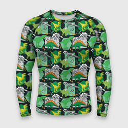 Рашгард мужской Юрский Период, цвет: 3D-принт