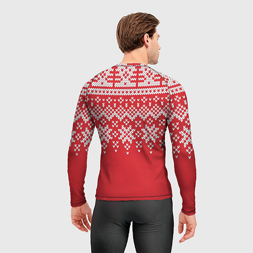 Мужской рашгард Knitted Pattern / 3D-принт – фото 4