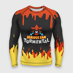 Рашгард мужской Serious Sam Tormental 2D, цвет: 3D-принт