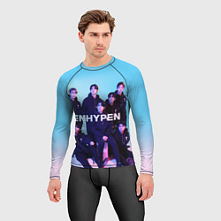 Рашгард мужской ENHYPEN: Хисын, Джей, Джейк, Сонхун, Сону, Чонвон,, цвет: 3D-принт — фото 2