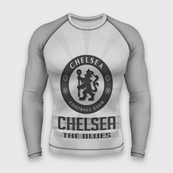 Рашгард мужской Chelsea FC Graphite Theme, цвет: 3D-принт