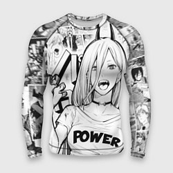 Рашгард мужской Power - Chainsaw-Man, цвет: 3D-принт