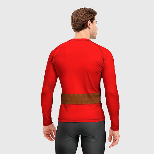 Мужской рашгард Шуба Санта Клауса / 3D-принт – фото 4