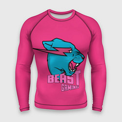 Рашгард мужской Mr Beast Gaming Full Print Pink edition, цвет: 3D-принт