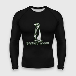 Рашгард мужской Gophers mood, цвет: 3D-принт